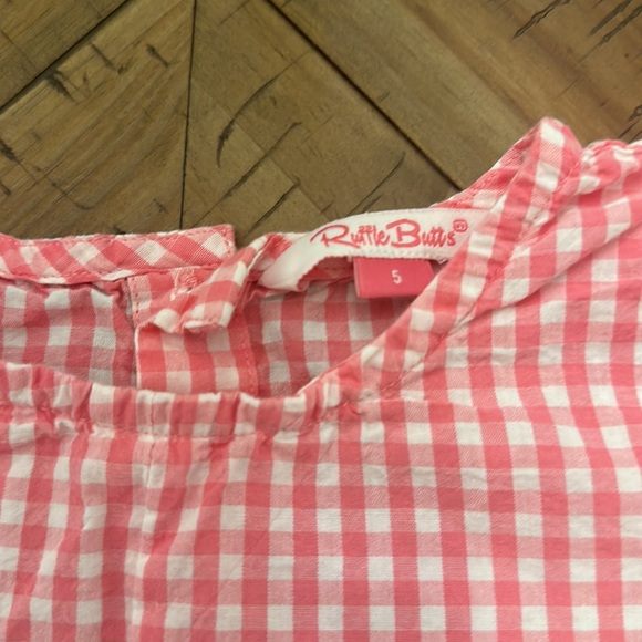 RuffleButts Gingham Top - Picture 2 of 3
